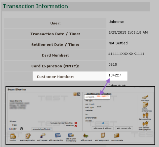 Sage Customer ID