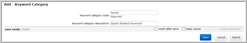 keyword category