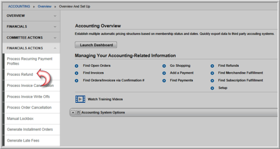 Processing a Refund for a Check Payment